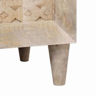 Комплект мебели за баня с рафт 2 pcs Бяло Инженерно дърво