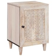 Комплект мебели за баня с чекмедже 4 pcs Бяло Инженерно дърво