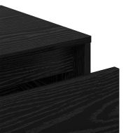 Комплект мебели за антре 6 pcs Черен дъб 80 x 31 x 40 см