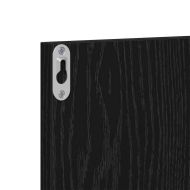 Комплект мебели за антре 6 pcs Черен дъб 80 x 31 x 40 см