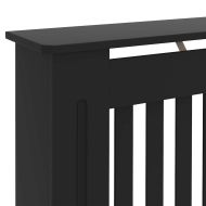 Калъф за радиатор 2 pcs Черно 152 x 19 x 81,5 см