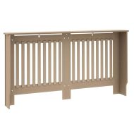 Калъф за радиатор 2 pcs Кафяво 152 x 19 x 81,5 см