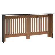 Калъф за радиатор 2 pcs Черно 172 x 19 x 81,5 см