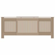 Калъф за радиатор 2 pcs Кафяво 205 x 20,5 x 81,5 см