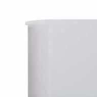 Параван против вятър от 9 панела плат 1200x120 см пясъчнобял