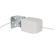 Вертикален сенник, светлозелен, 180x270 см, оксфорд плат