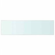 Плоча за рафт, прозрачно стъкло, 90 x 25 см