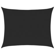 Платно-сенник, 160 г/м², правоъгълно, черно, 6x8 м, HDPE