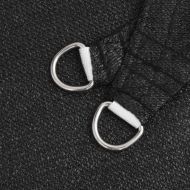 Платно-сенник, 160 г/м², правоъгълно, черно, 6x8 м, HDPE