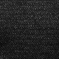 Платно-сенник, 160 г/м², правоъгълно, черно, 6x8 м, HDPE