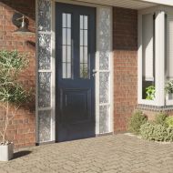 Фолиа за прозорци 4 бр матирано шарка цвете PVC