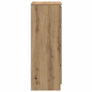 Сайдборд, дъб артизан, 37,5x35x99 см, инженерно дърво