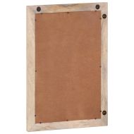 Огледало за баня 50x70 см мангово дърво масив и стъкло