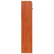 Горна табла с място за съхранение, 120 см, масивно дърво бор