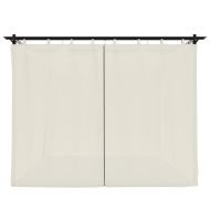 Беседка с пердета, кремава, 3x3 м, стомана