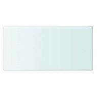 Рафтове, 2 бр, панели прозрачно стъкло, 60x30 см