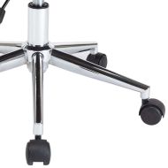 Въртящи 2 бр трапезни стола черни огънато дърво/изкуствена кожа