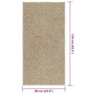 Килим "ZIZUR", 60x110 см, визия юта, за закрито и открито