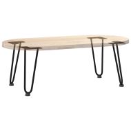 Крака тип „фиба“ за масичка за кафе, 4 бр., черни, 30 см, масивна стомана