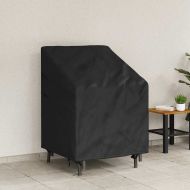 Покривало за градински стол Черно 75 x 78 x 65 / 100 см 420D плат