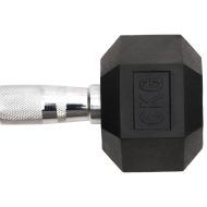 Дъмбели, 2 бр, 12 кг, изцяло от чугун