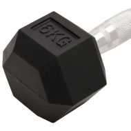 Дъмбели, 2 бр, 12 кг, изцяло от чугун