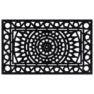 Изтривалка за врата правоъгълна 45x75 см гума