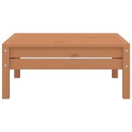 Градински лаундж комплект, 4 части, меденокафяв, бор масив