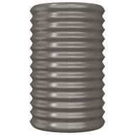 Градински плантер поцинкована стомана 40x40x68 см сив