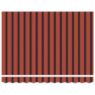 Сгъваем навес Оранжево и кафяво 300 x 250 cm Текстил и Метал