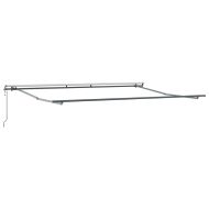 Сгъваем навес Бяло 450 ×300 cm текстил