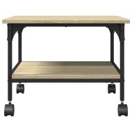 Стойка за принтер 2 нива дъб сонома 50x40x38 см инженерно дърво