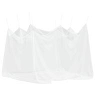 Мрежа против комари за външна употреба, 220 отвора, бяла, 300x300x250 см