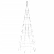 Коледна елха стрингове за пилон 550 LED студено бяло 300 см