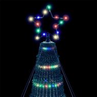 LED коледна елха 1028 светодиода Цветни 403 см