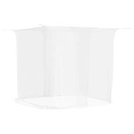 Висяща мрежа против комари 156 mesh бял 220x200x210 см