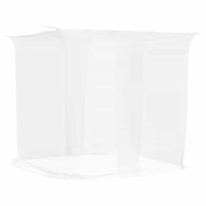 Висяща мрежа против комари 156 mesh бял 220x200x210 см