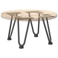 Крака тип „фиби“ за масичка за кафе, 4 бр., антрацит, 20 см, масивна стомана