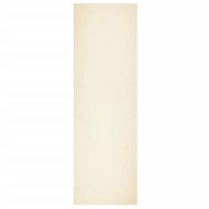 Килим HUARTE с къс косъм, мек и миещ се, кремав, 80x250 см