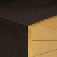 Масичка за кафе Черен и златен Размер 100 x 54 x 40 см