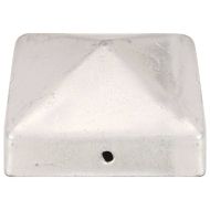 Пирамидни капаци за оградни стълбове 6 бр поцинковани 71x71 мм