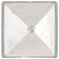 Пирамидни капаци за оградни стълбове 6 бр поцинковани 71x71 мм