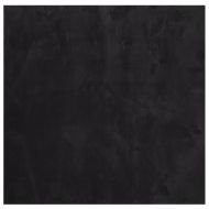 Килим HUARTE с къс косъм, мек и миещ се, черен, 160x160 см