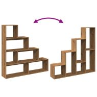 Разделител за стая / библиотека 4 нива 143,5x29x143,5 см
