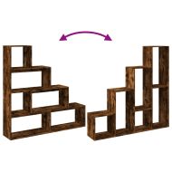 Разделител за стая / библиотека 4 нива 143,5x29x143,5 см