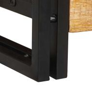 Конзолна маса с чекмедже 2 pcs Кафяво Грубо мангово дърво масив