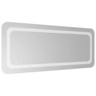 LED огледало за баня, 100x40 см