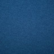 Ъглов диван, тапицерия от текстил, 186x136x79 см, син