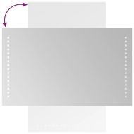 LED огледало за баня, 30x50 см