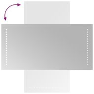 LED огледало за баня, 30x60 см